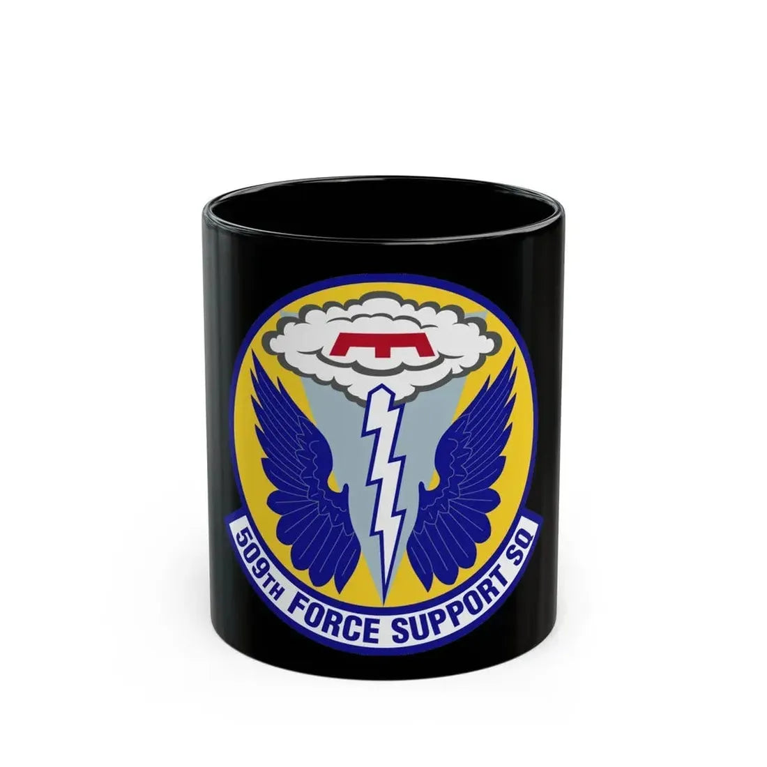 509th Force Support Squadron (U.S. Air Force) Black Coffee Mug 11oz - Go Mug Yourself