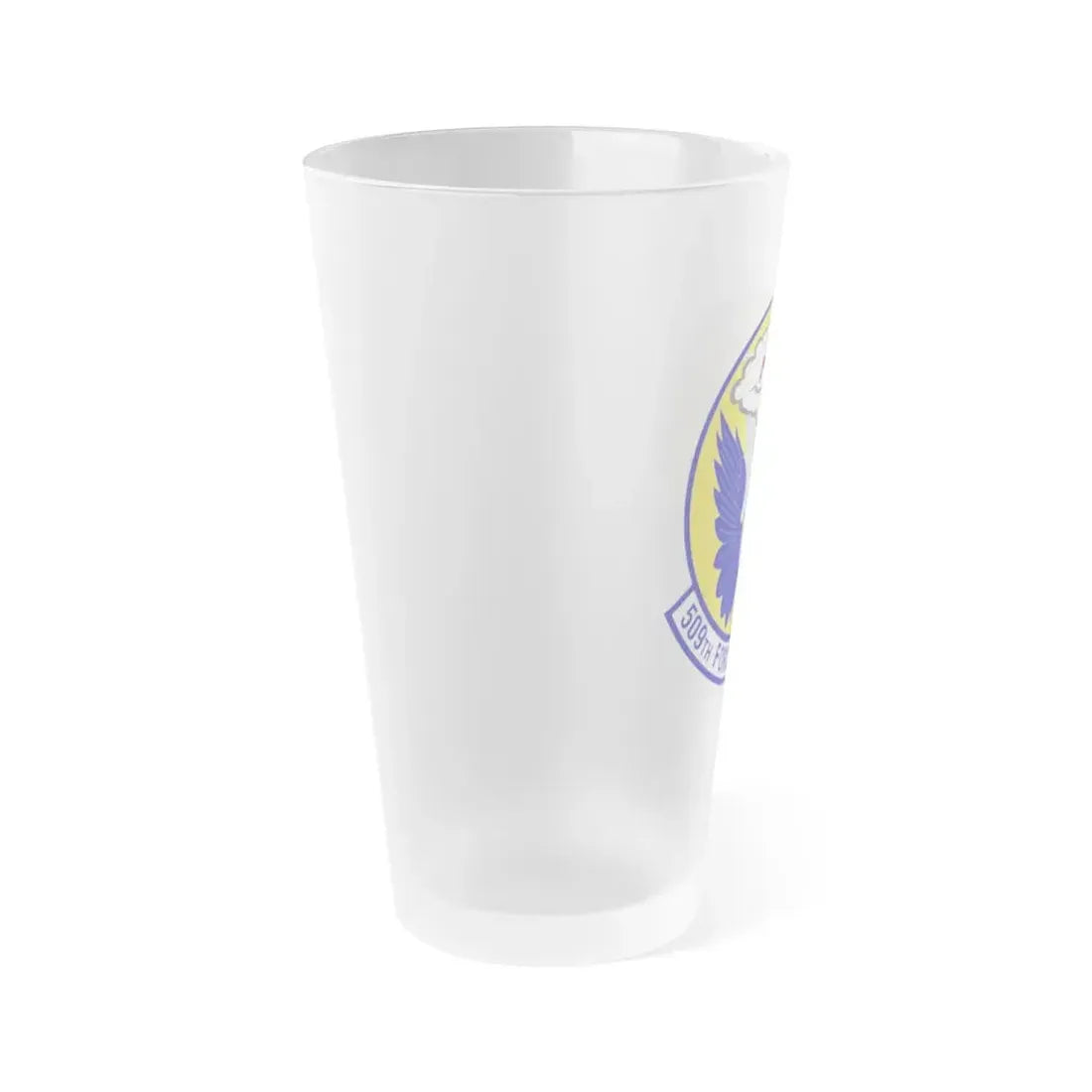509th Force Support Squadron (U.S. Air Force) Frosted Pint Glass 16oz - Go Mug Yourself