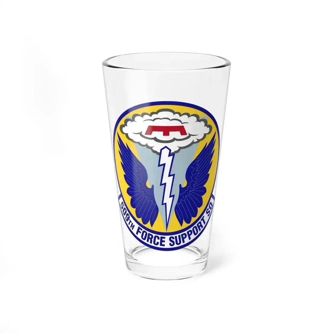 509th Force Support Squadron (U.S. Air Force) Pint Glass 16oz 16oz - Go Mug Yourself