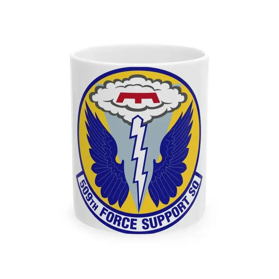 509th Force Support Squadron (U.S. Air Force) White Coffee Mug 11oz - Go Mug Yourself