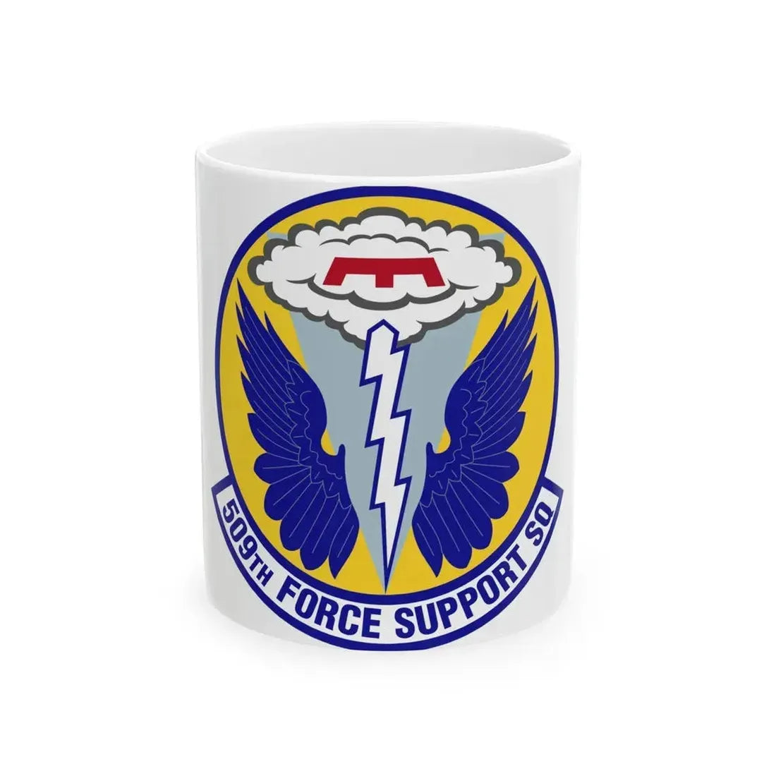 509th Force Support Squadron (U.S. Air Force) White Coffee Mug 11oz - Go Mug Yourself