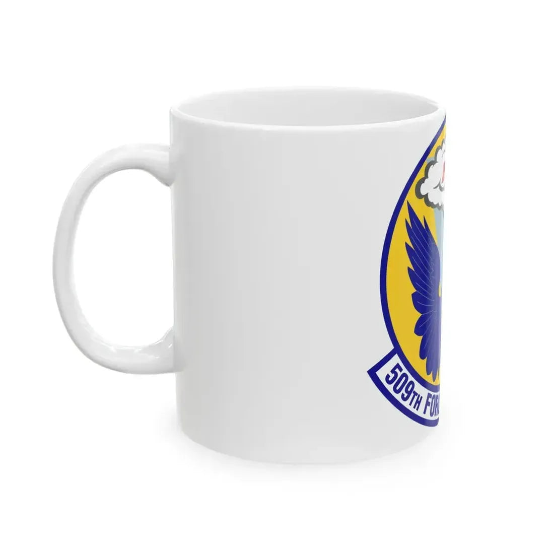 509th Force Support Squadron (U.S. Air Force) White Coffee Mug - Go Mug Yourself