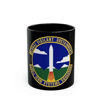 509th ICBM Systems Squadron (U.S. Air Force) Black Coffee Mug 11oz - Go Mug Yourself