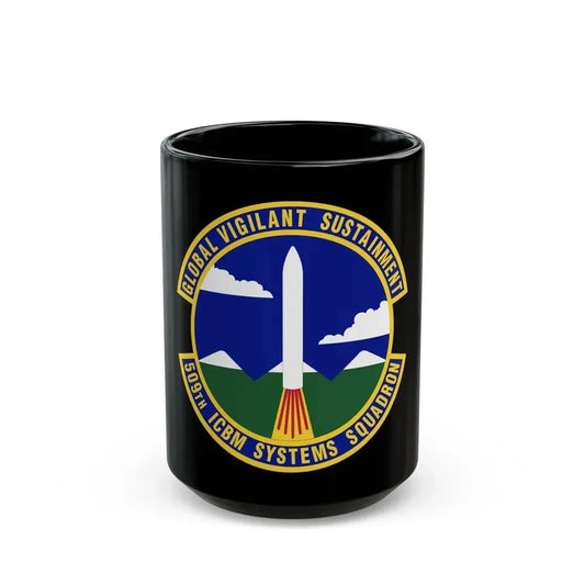 509th ICBM Systems Squadron (U.S. Air Force) Black Coffee Mug 15oz - Go Mug Yourself