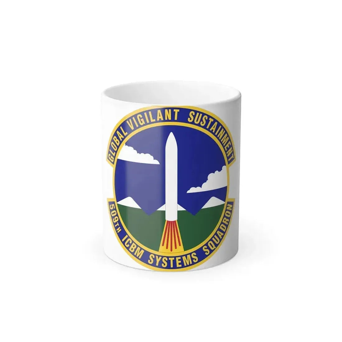 509th ICBM Systems Squadron (U.S. Air Force) Color Changing Coffee Mug 11oz - Go Mug Yourself