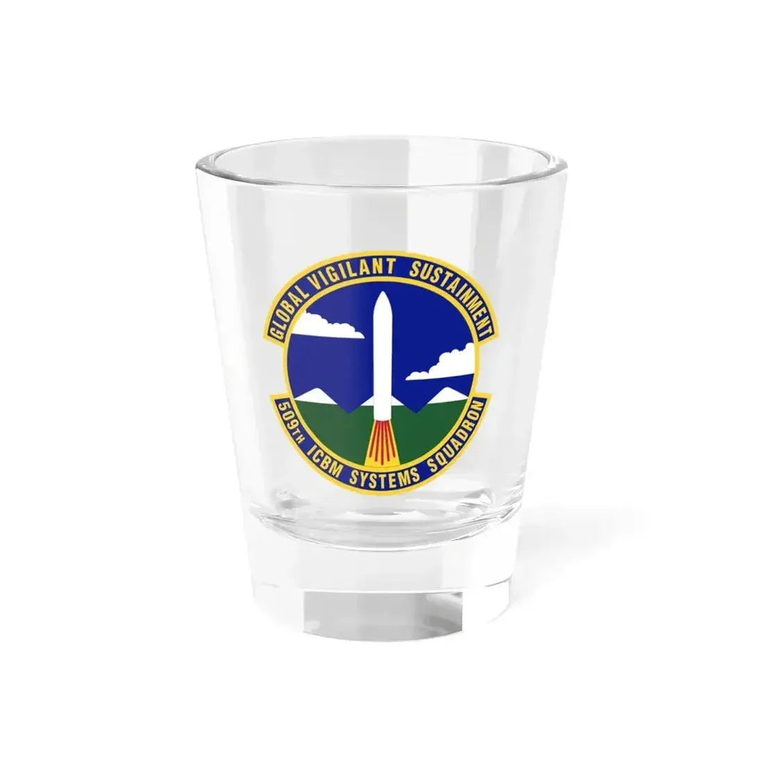 509th ICBM Systems Squadron (U.S. Air Force) Shot Glass 1.5oz 1.5oz - Go Mug Yourself