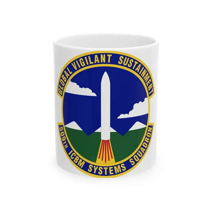 509th ICBM Systems Squadron (U.S. Air Force) White Coffee Mug 11oz - Go Mug Yourself