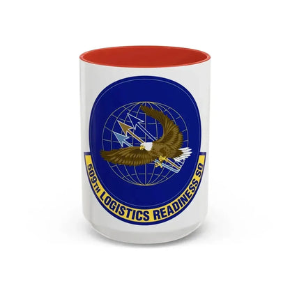 509th Logistics Readiness Squadron (U.S. Air Force) Accent Coffee Mug 15oz Red - Go Mug Yourself