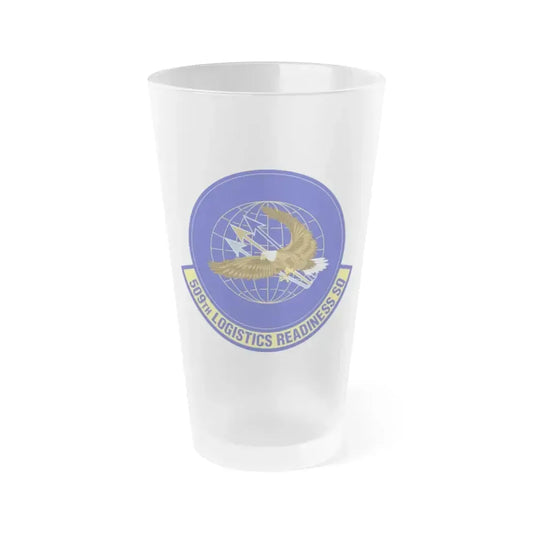509th Logistics Readiness Squadron (U.S. Air Force) Frosted Pint Glass 16oz 16oz Frosted - Go Mug Yourself