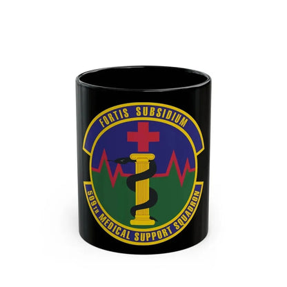 509th Medical Support Squadron (U.S. Air Force) Black Coffee Mug 11oz - Go Mug Yourself