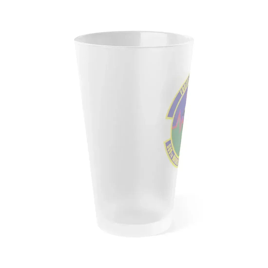509th Medical Support Squadron (U.S. Air Force) Frosted Pint Glass 16oz - Go Mug Yourself