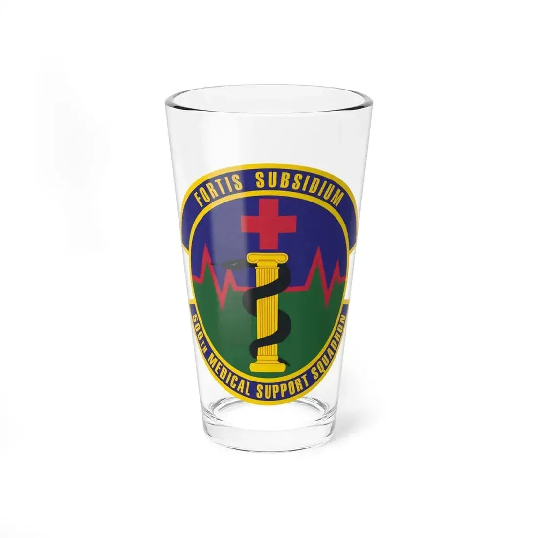 509th Medical Support Squadron (U.S. Air Force) Pint Glass 16oz 16oz - Go Mug Yourself