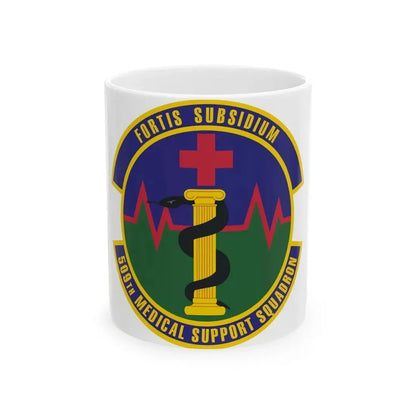 509th Medical Support Squadron (U.S. Air Force) White Coffee Mug 11oz - Go Mug Yourself