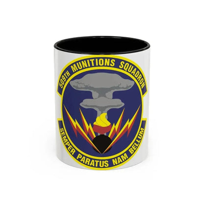 509th Munitions Squadron (U.S. Air Force) Accent Coffee Mug 11oz Black - Go Mug Yourself