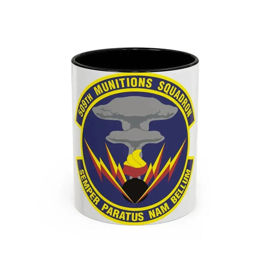 509th Munitions Squadron (U.S. Air Force) Accent Coffee Mug 11oz Black - Go Mug Yourself