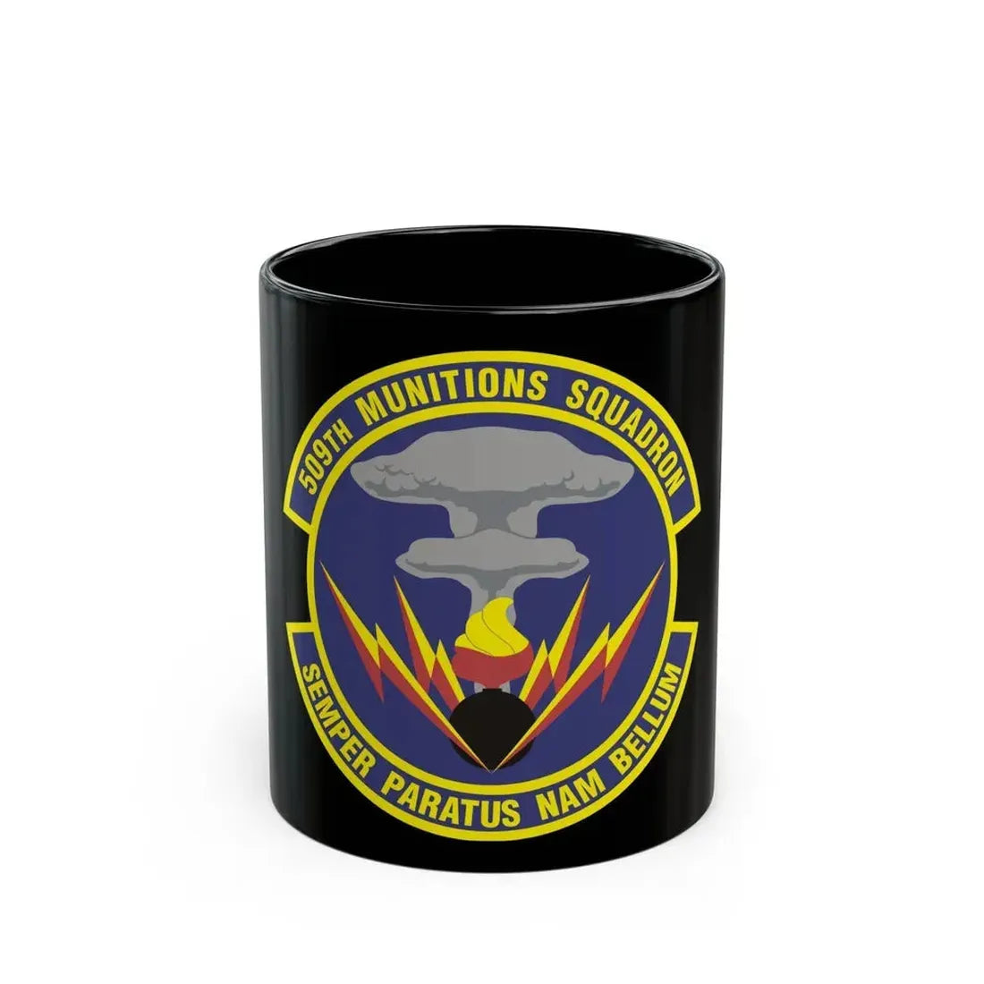 509th Munitions Squadron (U.S. Air Force) Black Coffee Mug 11oz - Go Mug Yourself