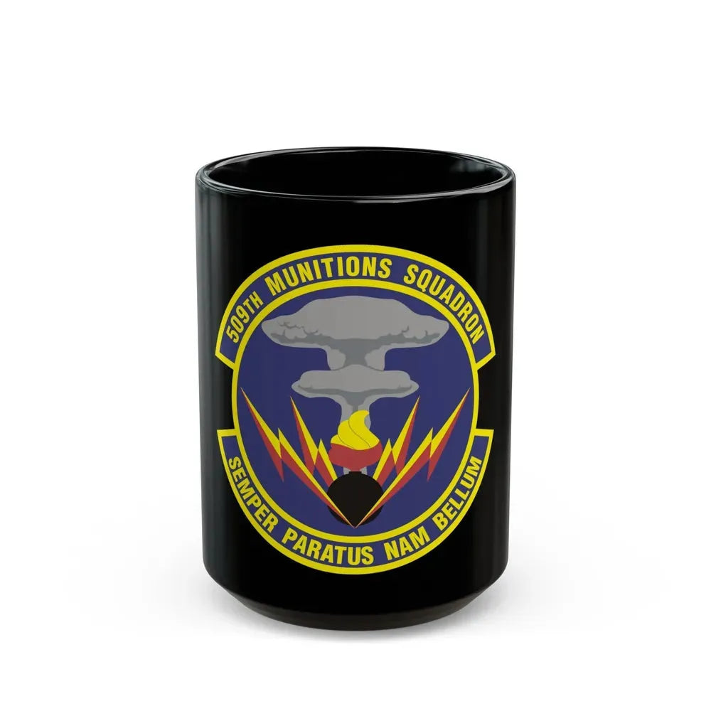 509th Munitions Squadron (U.S. Air Force) Black Coffee Mug 15oz - Go Mug Yourself