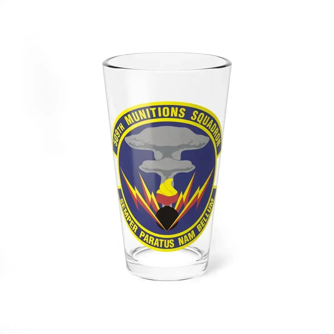 509th Munitions Squadron (U.S. Air Force) Pint Glass 16oz 16oz - Go Mug Yourself
