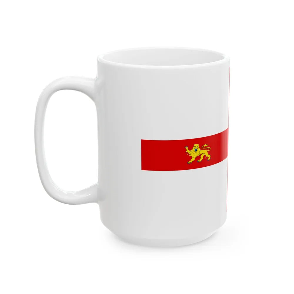 Flag of York UK - White Coffee Mug-Go Mug Yourself