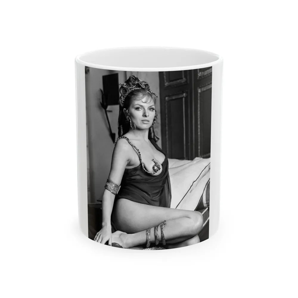 Julie Ege #255 (Vintage Female Icon) White Coffee Mug-11oz-Go Mug Yourself