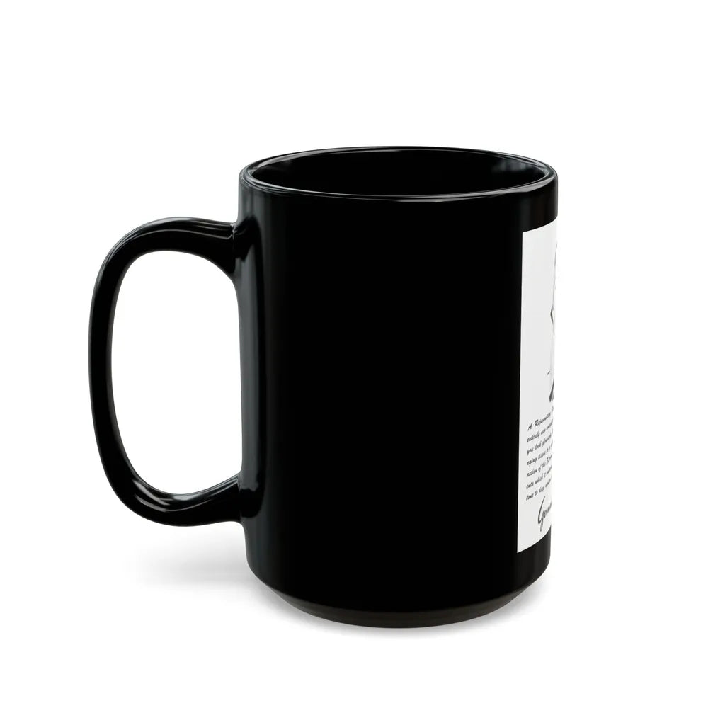 Germaine Monteil, 1952 - Black Coffee Mug-Go Mug Yourself