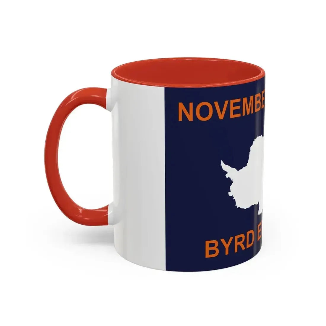 50th Anniversary Commemorative Flag of Byrd's First Antarctic Expedition - Accent Coffee Mug - Go Mug Yourself