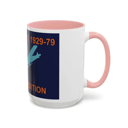 50th Anniversary Commemorative Flag of Byrd's First Antarctic Expedition - Accent Coffee Mug - Go Mug Yourself