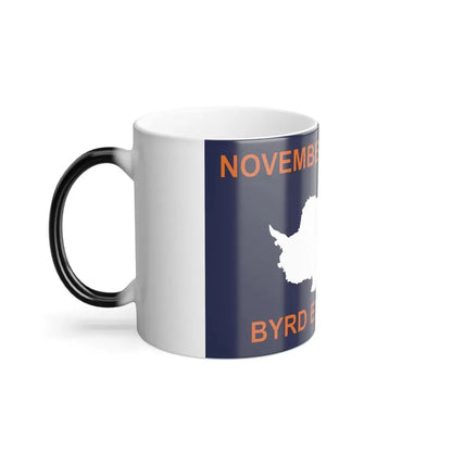 50th Anniversary Commemorative Flag of Byrd's First Antarctic Expedition - Color Changing Coffee Mug - Go Mug Yourself