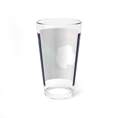 50th Anniversary Commemorative Flag of Byrd's First Antarctic Expedition - Pint Glass 16oz - Go Mug Yourself