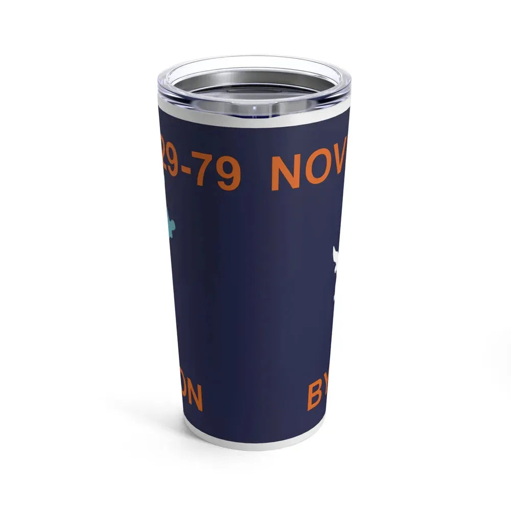 50th Anniversary Commemorative Flag of Byrd's First Antarctic Expedition - Tumbler 20oz - Go Mug Yourself