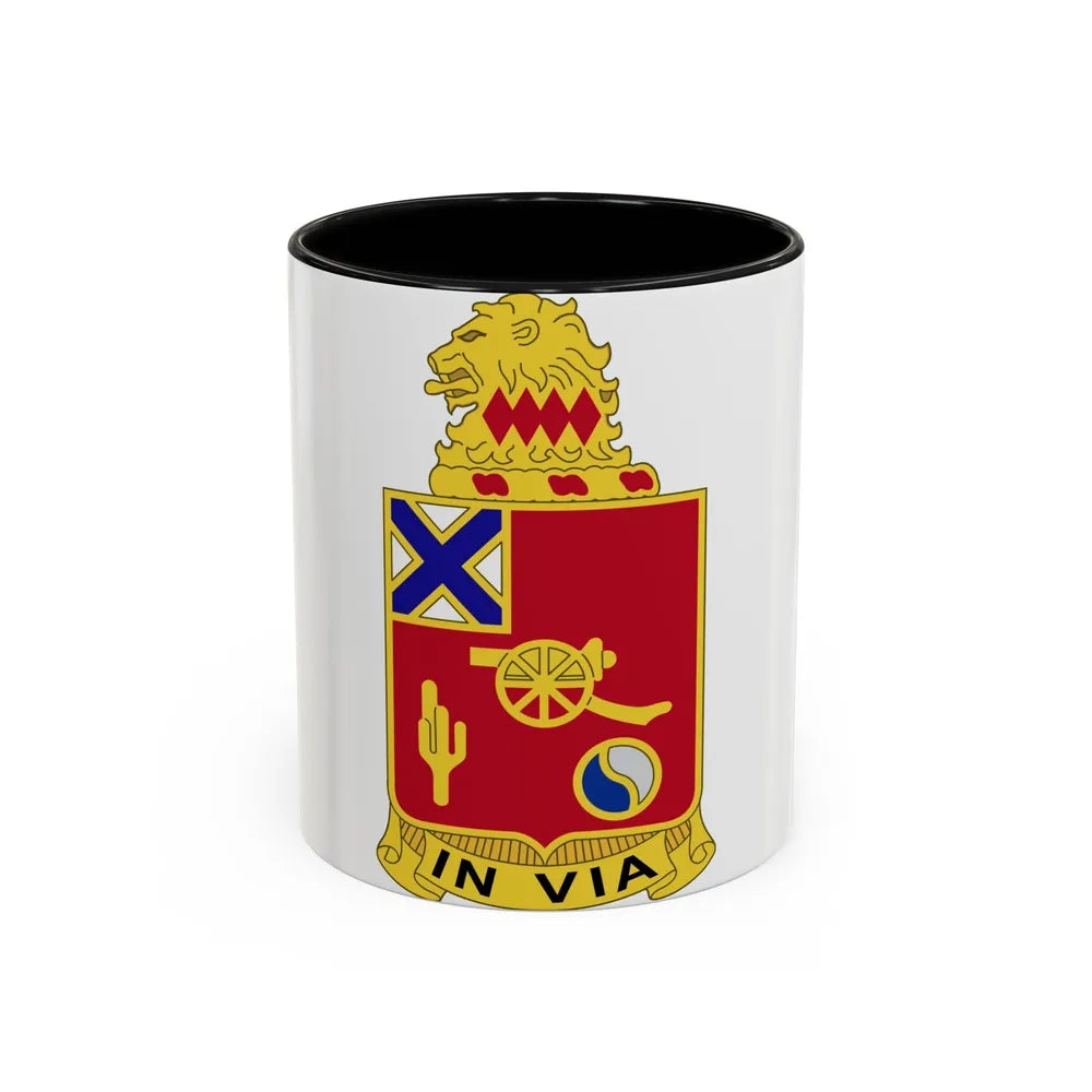 50th Armor Regiment (U.S. Army) Accent Coffee Mug-11oz-Black-Go Mug Yourself