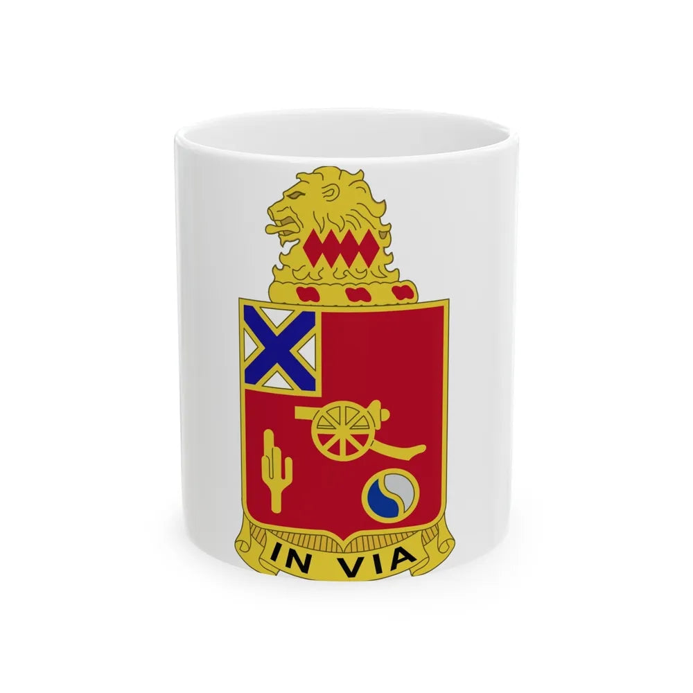 50th Armor Regiment (U.S. Army) White Coffee Mug-11oz-Go Mug Yourself