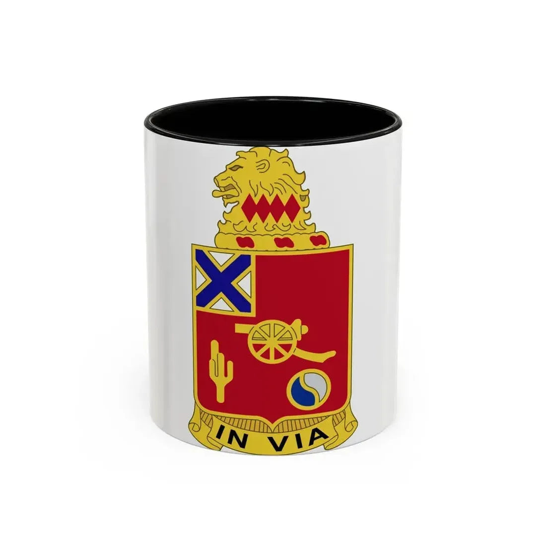 50th Armor Regiment (U.S. Army) Accent Coffee Mug 11oz Black - Go Mug Yourself