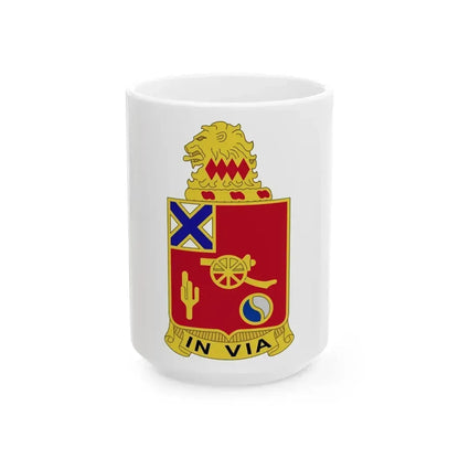 50th Armor Regiment (U.S. Army) White Coffee Mug 15oz - Go Mug Yourself