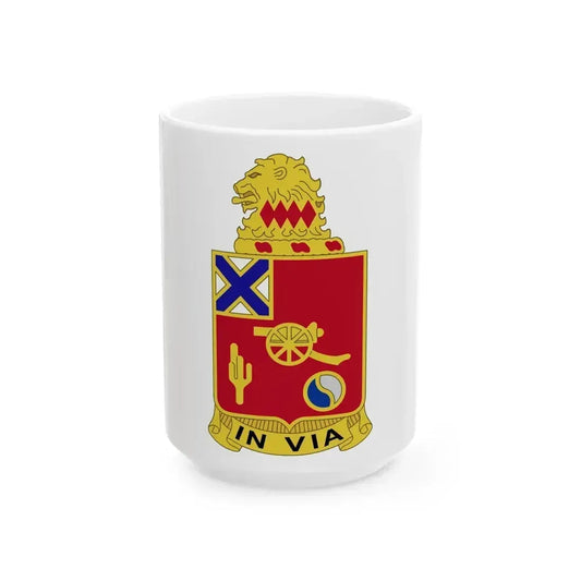 50th Armor Regiment (U.S. Army) White Coffee Mug 15oz - Go Mug Yourself