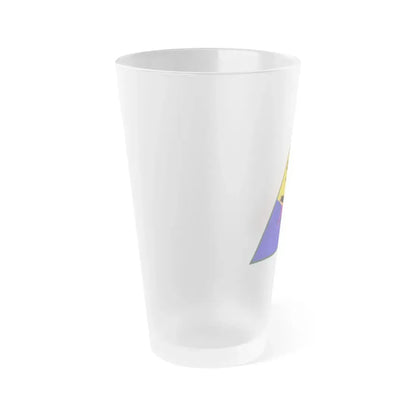 50th Armored Division (U.S. Army) Frosted Pint Glass 16oz - Go Mug Yourself