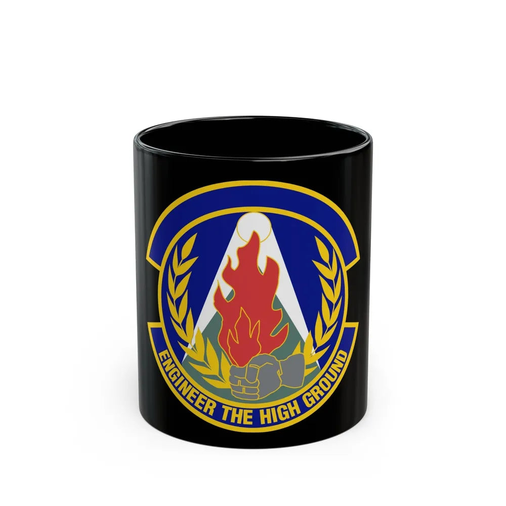 50th Civil Engineer Squadron (U.S. Air Force) Black Coffee Mug-11oz-Go Mug Yourself