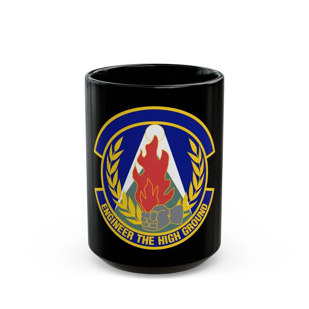 50th Civil Engineer Squadron (U.S. Air Force) Black Coffee Mug-15oz-Go Mug Yourself