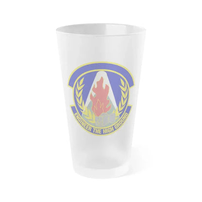 50th Civil Engineer Squadron (U.S. Air Force) Frosted Pint Glass 16oz 16oz Frosted - Go Mug Yourself