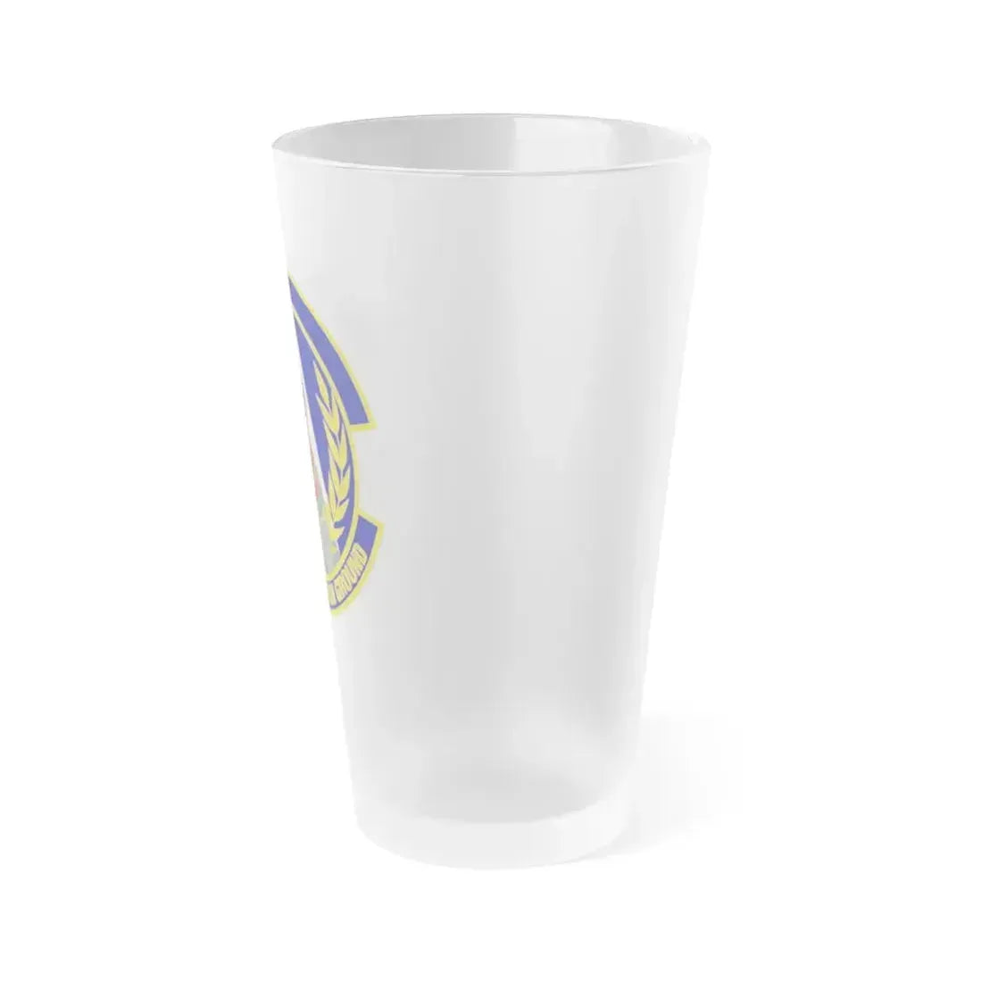 50th Civil Engineer Squadron (U.S. Air Force) Frosted Pint Glass 16oz - Go Mug Yourself
