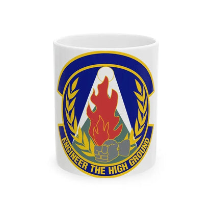 50th Civil Engineer Squadron (U.S. Air Force) White Coffee Mug 11oz - Go Mug Yourself