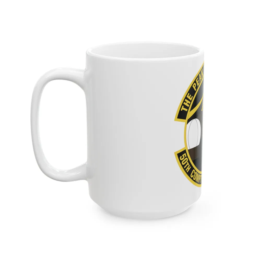 50th Comptroller Squadron (U.S. Air Force) White Coffee Mug-Go Mug Yourself