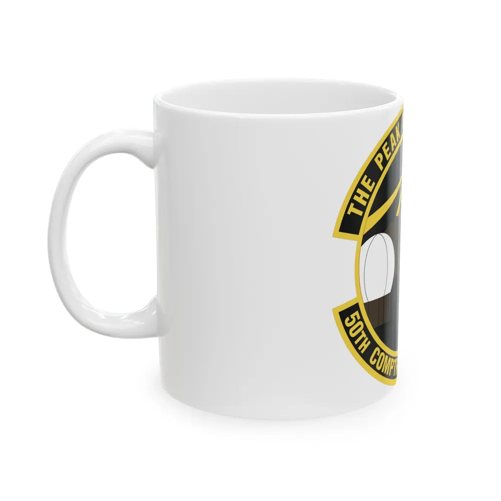 50th Comptroller Squadron (U.S. Air Force) White Coffee Mug-Go Mug Yourself