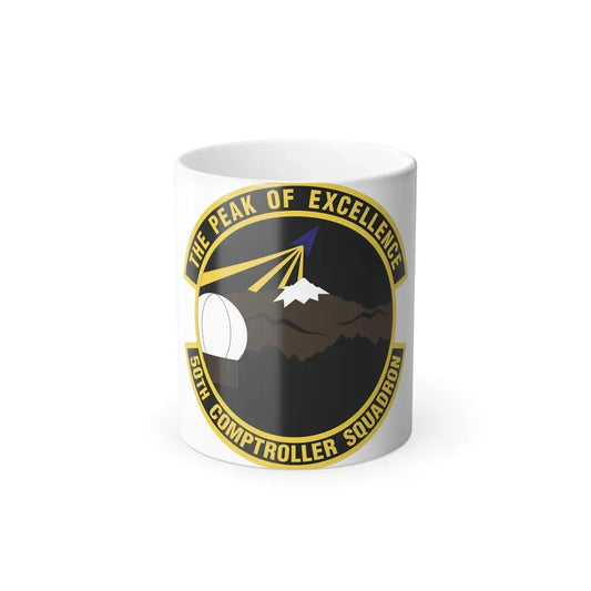 50th Comptroller Squadron (U.S. Air Force) Color Changing Coffee Mug 11oz - Go Mug Yourself
