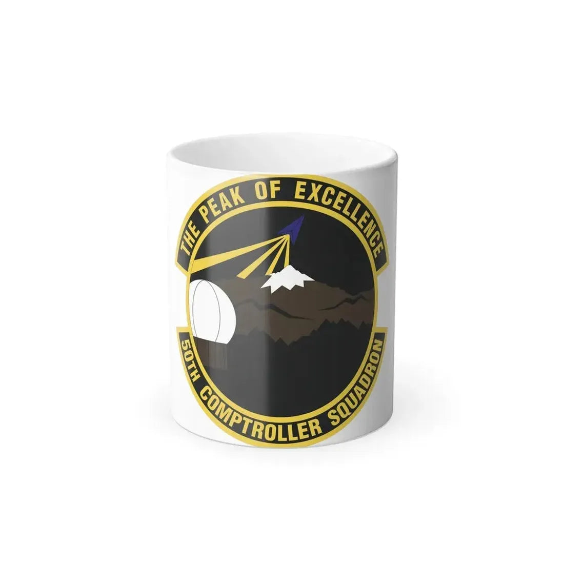 50th Comptroller Squadron (U.S. Air Force) Color Changing Coffee Mug 11oz - Go Mug Yourself