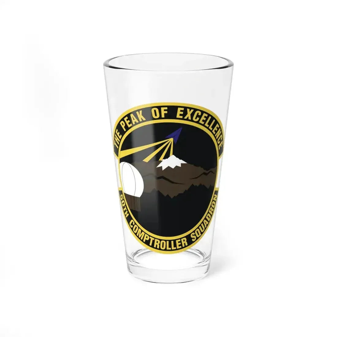 50th Comptroller Squadron (U.S. Air Force) Pint Glass 16oz 16oz - Go Mug Yourself