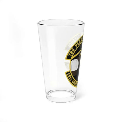 50th Comptroller Squadron (U.S. Air Force) Pint Glass 16oz - Go Mug Yourself