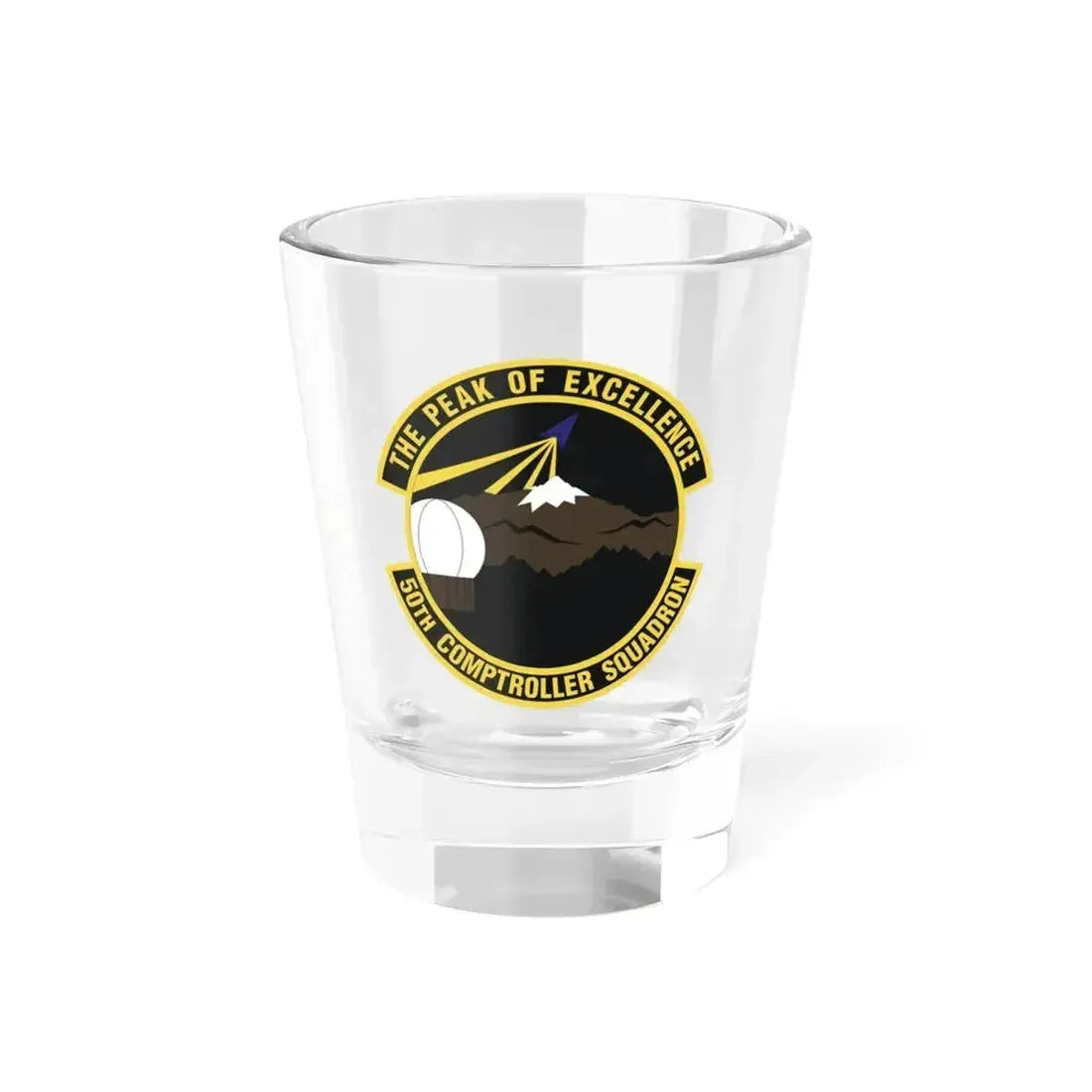 50th Comptroller Squadron (U.S. Air Force) Shot Glass 1.5oz 1.5oz - Go Mug Yourself