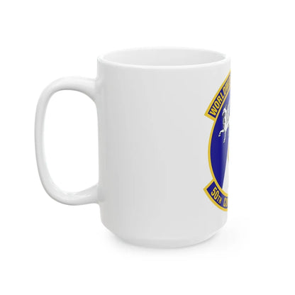 50th Contracting Squadron (U.S. Air Force) White Coffee Mug-Go Mug Yourself