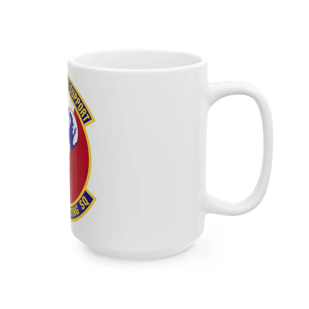 50th Contracting Squadron (U.S. Air Force) White Coffee Mug-Go Mug Yourself